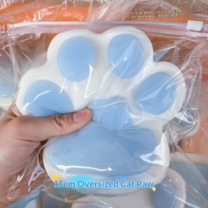 Ensemble de bombes de bain en forme de patte de chat, bombes de bain effervescentes naturelles et biologiques aux huiles essentielles, hydratantes, aromathérapie, cadeau de spa pour enfants et femmes - Product Image 4
