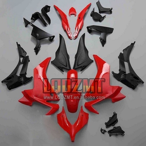 การฉีดสำหรับ <span class=keywords><strong>HONDA</strong></span> <span class=keywords><strong>CBR</strong></span> 500R 500 CBR500 <span class=keywords><strong>R</strong></span> RR 11 12 13 14 15 83No <span class=keywords><strong>25</strong></span> 500CC CBR500R 2011 2012 2013 2014สีแดงสีดำ2015แฟริ่ง - Product Image 1