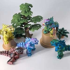 Figurine de modèle créatif Godzilla imprimée en 3D Figurine de monstre la plus vendue transfrontalière Artisanat de <span class=keywords><strong>science</strong></span>-<span class=keywords><strong>fiction</strong></span> - Product Image 3