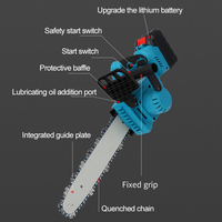 Machine d'abattage d'arbres de haute qualité Scie à bois électrique au lithium portative Scie à bois rechargeable sans fil