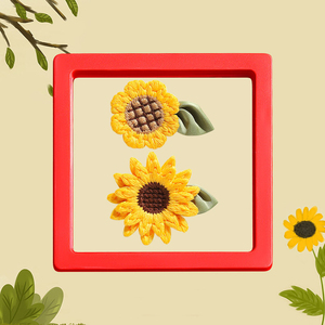 Vente en gros d'épingles en émail doux personnalisées Tournesol et épingles en métal en alliage de zinc plaqué or/argent 3D Conception de médaille de tournesol - Product Image 3