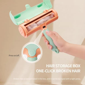 Sikat Penghilang Bulu Hewan Peliharaan yang Dapat Digunakan Kembali dan Membersihkan Diri Sendiri, Roller Penghilang Bulu dan Rambut Hewan Peliharaan untuk Produk Perawatan Hewan Peliharaan - Product Image 5