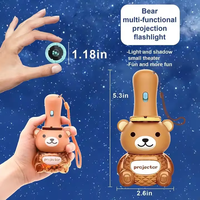 Enfants début éducatif Projection lampe de poche jouet enfant mignon dessin animé motif coucher Cognition projecteur lumière torche lumière jouet