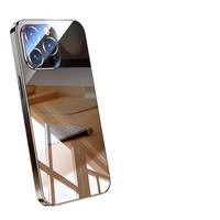 Étui de téléphone portable de luxe avec protection d'objectif d'appareil photo en verre électro-plaqué, charge sans fil, pour 16/15/13/14/11/12 Pro Max Plus