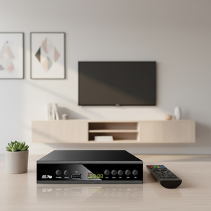 Décodeur DVB-T2 Full HD 1080P H.264 Récepteur TV BOX H.264 Prise en charge USB WIFI/LAN Dongle Chaînes gratuites MeeCast - Product Image 1