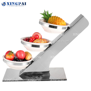 XINGPAI Fábrica al por mayor de acero inoxidable Catering Stand para la exhibición de alimentos de la boda Elevadores de alimentos Buffet - Product Image 2