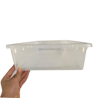 Bac d'alimentation pour reptiles en PP A2 72*34*10cm, bac à baignoire pour reptiles, poubelle pour reptiles, plateau pour serpents, geckos, tortues, grenouilles cornées