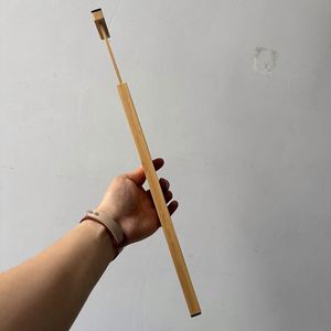Adjustable Natural Bamboo <b>Drawer</b> Divider with Non-Slip Ends for Kitchen Cabinet - Product Image 2