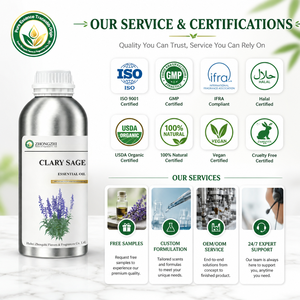 Huile d'agrépine (Salvia Sclarea) pour l'aromathérapie bien-être, l'humeur euphorique, le soulagement du stress et le calme intérieur - Product Image 5