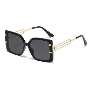 Lunettes de soleil de cyclisme pour hommes en gros, légères, protection UV400, verres en PC, monture semi-cerclée - Product Image 1