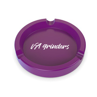 Accessoires pour fumeurs en aluminium, cendrier portable en alliage d'aluminium fumé pour porte-cendres.