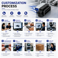 Válvula Solenoide Neumática de Plástico de 4 Estaciones, 2 Posiciones y 3 Vías, Personalizada OEM ODM, para Equipos de Belleza