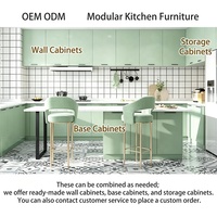 Meubles modulaires en bois pour cuisine, plusieurs tailles disponibles, directement de l'usine, prêts à assembler pour appartement, villa, maison