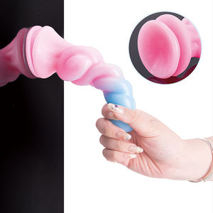 Frauen Soft Glow-in-the-Dark Flüssiger Silikon Dildo Riesige <span class=keywords><strong>Bulk</strong></span> Sexspielzeug für Masturbation Big SM - Product Image 3