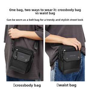 Túi đeo vai CROSSGEAR dành cho nam, túi đeo hông, túi đeo chéo có dây đeo có thể điều chỉnh, túi bên hông để đựng đồ dùng cần thiết hàng ngày - Product Image 6