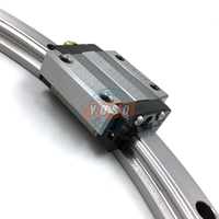 Rail de guidage incurvé linéaire à arc de vente chaude LM bloc de glissière en acier roulant nouvelle impression de détail avec roulement à mouvement linéaire
