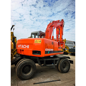japan excavator 100% Original Hitachi EX100WD Wheel Excavator EX100 <b>cheap</b> Used - Product Image 6