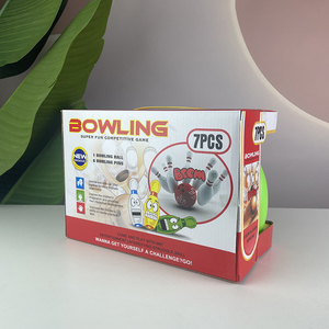 Ensemble <span class=keywords><strong>de</strong></span> jeu <span class=keywords><strong>de</strong></span> bowling portable en plastique <span class=keywords><strong>de</strong></span> 19 cm <span class=keywords><strong>pour</strong></span> enfants et parents, <span class=keywords><strong>pour</strong></span> l'intérieur et l'extérieur, avec boule - Product Image 6