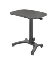 Table de chevet mobile multifonctionnelle inclinable, bureau d'ordinateur portable réglable en hauteur avec roulettes pour l'étude, le travail, le canapé