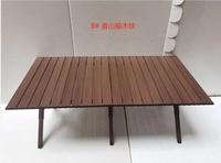 Table de camping pliable moderne en alliage d'aluminium légère, portable pour pique-niques, plage, atelier, ferme, école, hôtel, extérieur
