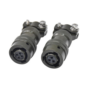 Mil-C-26482 serie MS3116 MS3112 8 Shell connettore circolare a baionetta <span class=keywords><strong>2</strong></span>/<span class=keywords><strong>3</strong></span>/4 Pin maschio femmina Set spina diritta con flangia quadrata presa - Product Image 3