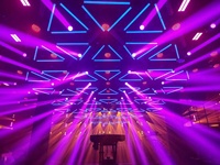 Lumière cinétique de tube de levage de triangle de RVB 3in1 LED avec le contrôle dynamique de lampe de 3 tubes de barre pour l'éclairage d'événements de boîtes de nuit de DJ