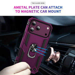 Nueva Funda Protectora para Teléfono con Anillo de Soporte para <span class=keywords><strong>iPhone</strong></span> 18 Pro Max, PU+PC, Resistente a Impactos, para <span class=keywords><strong>iPhone</strong></span> 18 17 16 15 - Product Image 5