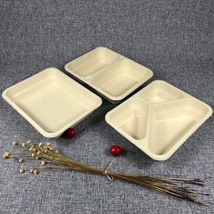Bagazo de caña de azúcar biodegradable, caja para llevar hamburguesas, embalaje de comida rápida, sándwich, pizza, ensalada, cosmética, promoción A53, 15% de descuento - Product Image 1