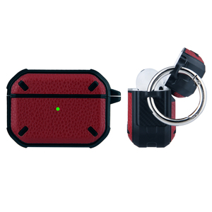 Funda de cuero al por mayor <span class=keywords><strong>2021</strong></span> PU funda de lujo funda protectora de auriculares con llavero para Airpod Pro fundas para Airpod 3 <span class=keywords><strong>2</strong></span> 1 - Product Image 3