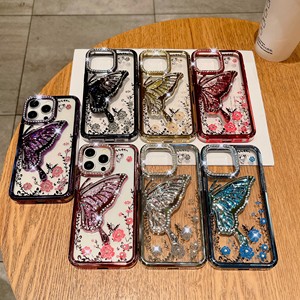 Custodia per telefono con giardino segreto a farfalla per Apple 16 nuovo Design con lenti da trapano per cellulare - Product Image 1