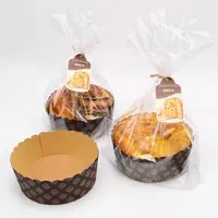 Moules mini-Panettone en Papier, lot de 100 moules papier - biodégradables,  jetables pâtisserie
