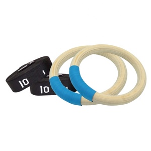 Wholesale High Quality Easy Carry Steel or Wooden Hand Grip <strong>Ring</strong> Gymnastic Fitness <strong>Ring</strong> - Product Image 2