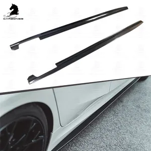 CMST Type Carbon Fiber Side Skirt for BMW 3 series G20 Side Skirts Extensions 2019+