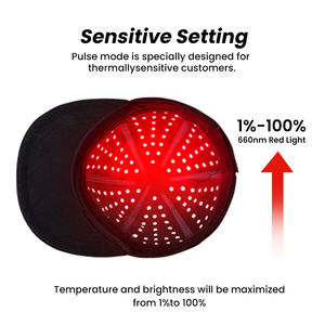 IDEARED lampu terapi inframerah 3 dalam 1 LED, lampu terapi cahaya merah kelas medis topi terapi lampu merah - Product Image 4