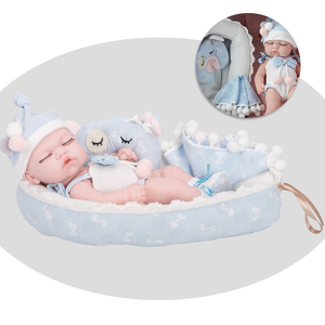 Juguetes para Niñas, <span class=keywords><strong>Mini</strong></span> Bebé <span class=keywords><strong>Reborn</strong></span> <span class=keywords><strong>de</strong></span> <span class=keywords><strong>Silicona</strong></span> Suave, Realista, <span class=keywords><strong>de</strong></span> 10 Pulgadas - Product Image 4