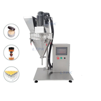 Machine de remplissage semi-automatique de poudre à vis sans fin pour épices, farine, café, lait, thé, matcha, soda et protéines en poudre