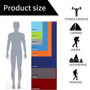 Serviette en microfibre douce à séchage rapide, écologique, multicolores, avec logo personnalisé imprimé et bande élastique pour le sport, la remise en forme et la plage - Product Image 3