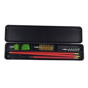 DZT 6 Piece Gun Cleaning Kit 12GA 16GA Brass <b>Brush</b> Set With Red Rods For Firearm Maintenance - Product Image 1