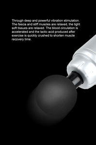 Nuova Mini Pistola Massaggiante a Vibrazione Portatile 2025 per Massaggio Muscolare Profondo e Fasciale, Strumento Mirato per il Corpo con 4 Testine Massaggianti - Product Image 5