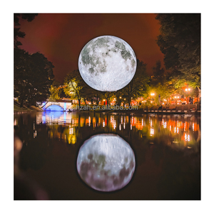 Gigante InflatableSpace tema festa decorazione gonfiabile <span class=keywords><strong>pianeta</strong></span> palloncini/gonfiabile terra luna nove pianeti appeso modello Led - Product Image 1