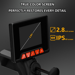 Stijve endoscoopcamera met clip-on ontwerp en magnetische zuigkrab, IP67 waterdichte pijpcamera-inspectietool - Product Image 1