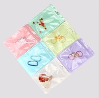 Sachets Doypack transparents à fermeture éclair, scellés sur trois côtés, réutilisables, taille personnalisée, en matériau composite, pour stockage alimentaire, vente en gros