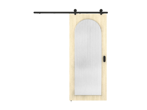Système de porte coulissante en verre de style industriel TengYu, <span class=keywords><strong>double</strong></span> <span class=keywords><strong>vitrage</strong></span> en verre trempé, garantie 1 an, fixation facile par vis - Product Image 2