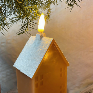 Vela LED sin Llama Estilo Cabaña Navideña, 3 Piezas, Diseño <span class=keywords><strong>de</strong></span> <span class=keywords><strong>Casa</strong></span> Navideña, Iluminación <span class=keywords><strong>de</strong></span> Ambiente Festivo, Directo <span class=keywords><strong>de</strong></span> Fábrica - Product Image 3