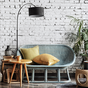 Muebles de mimbre natural para jardín al aire libre contemporáneo para sala de estar, comedor, <span class=keywords><strong>Hotel</strong></span>, dormitorio, juego de sofá de conversación - Product Image 5