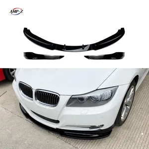 AMP-Z China Manufacturer Supplier Carbon Fiber look Front Bumper With Wrap Angle Protector For BMW E90 E91 LCI 320i 330i 2012