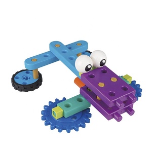 Vật Phẩm Mới 10 Trong 1 Cấu Trúc Truyền Động Bánh Răng Đồ Chơi Lắp Ráp Tự Làm Robot Khối Xây Dựng Tưởng Tượng Không Gian Với Hộp Đựng - Product Image 4