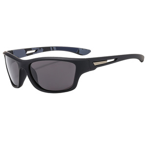 Lunettes de soleil de sport pour cyclisme, monture bleue, polarisées, protection UV400, pour activités de plein air, taille 336 - Product Image 3