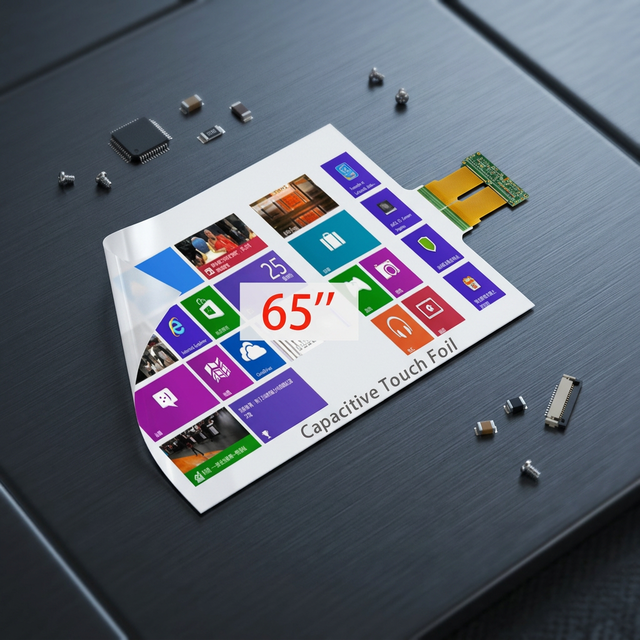 65 Inch Touch Foil Film Anti Glare Scratch Resistant for Large TV LCD Monitor Interactive Display