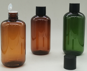 250nl 150ml <b>Plastic</b> PET Amber Boston Bottle Skin Care Serum Face Cream Mask Shampoo Mascara Hand Lotion Cosmetics Screw <b>Cap</b> - Product Image 3